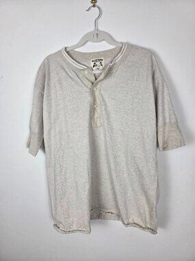GLAD HAND & Co. USA Cotton Royal Class Henley Men's Short Sleeve Shirt XL Japan